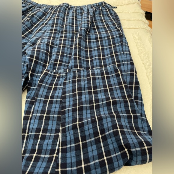 Blue Plaid Pajama Pants By Stafford sleepwear size xl - Picture 5 of 7